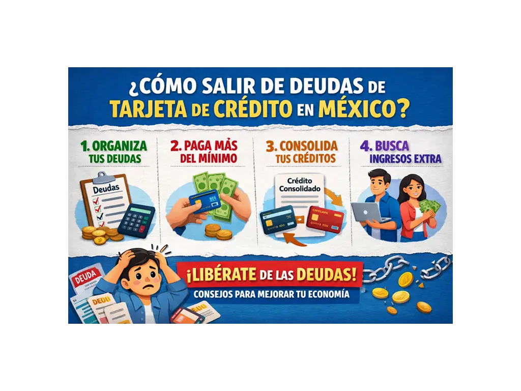 Guía para salir de deudas de tarjeta de crédito en México: FONACOT, crédito de nómina y estrategias de pago